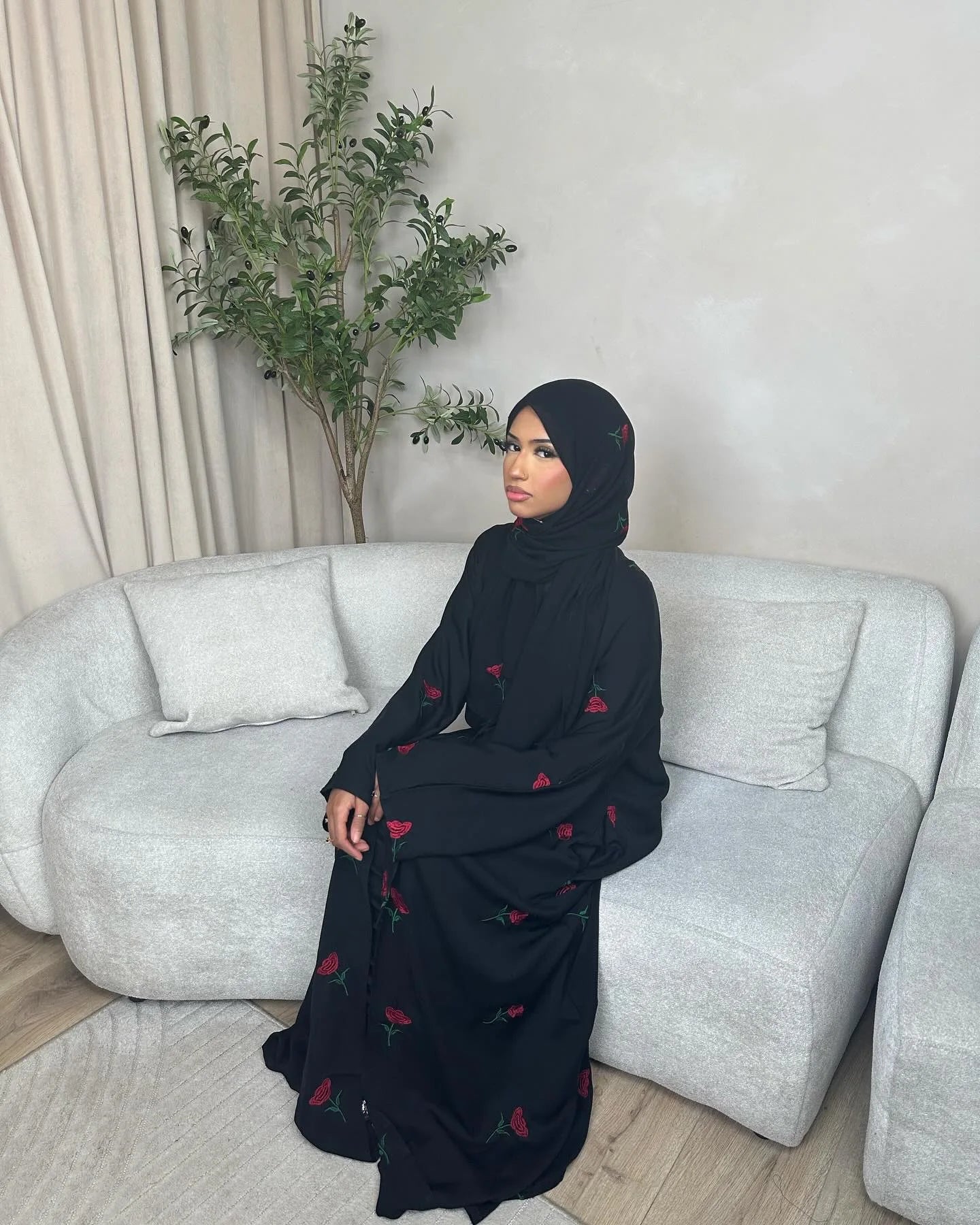 Eid Women Abaya Scarf